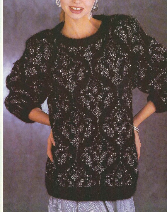 1980'S Vintage Knitting Pattern 