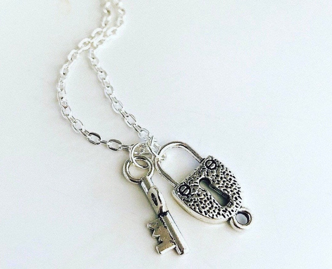 Padlock and Key Necklace Padlock Necklace Chastity Jewellery Etsy
