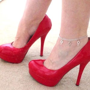 MFM Anklet, Hotwife Anklet, Swinger Jewelry, Hotwife Jewellery