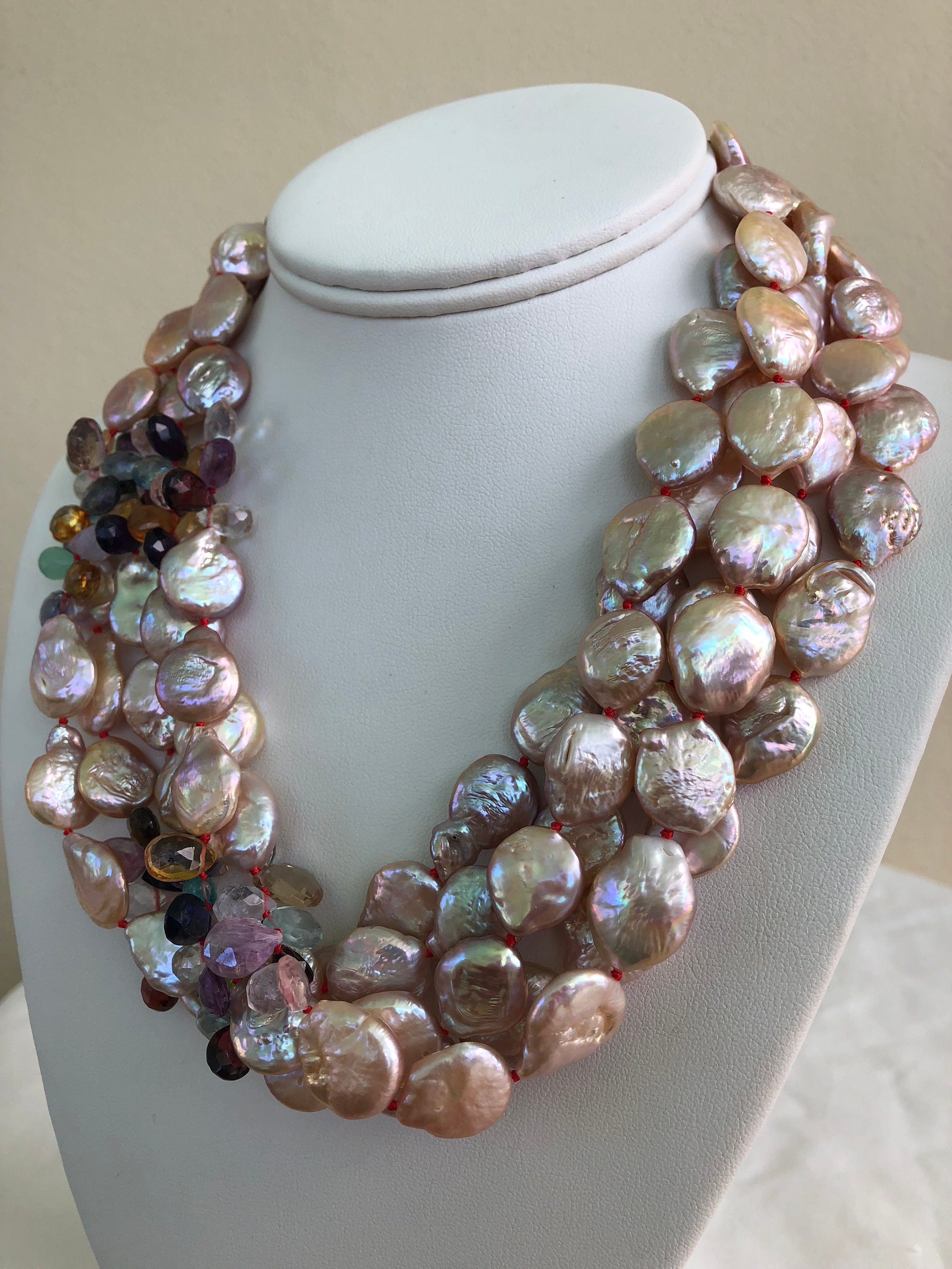 アクセサリー coin pearl necklace Personalized Coin Pearl Necklace - 14k Gold Fill/sterling