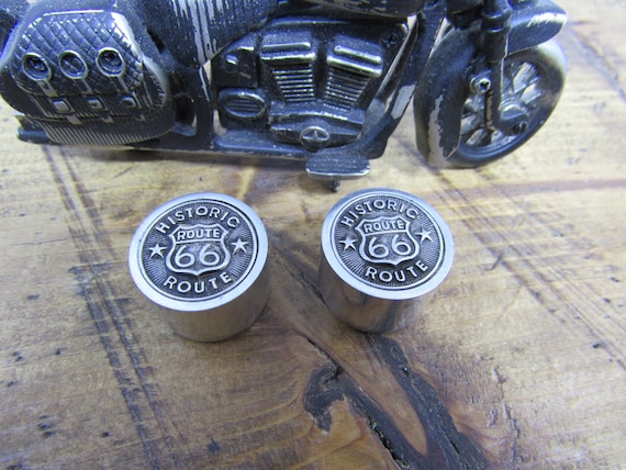 Route 66 Volume//tone guitar control knobs aluminum sides.