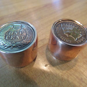 Authentic Indian head penny volume and control knob. for you favorite guitar. Free Domestic Shipping. image 1