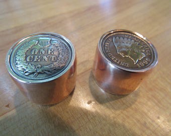 Authentic Indian head penny volume and control knob. Read full description.