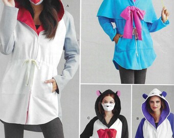 Simplicity Pattern 11147 or 9354 JACKET Costume with HAT & MASK  Misses Sizes Xs Sm Med Lrg Xlg