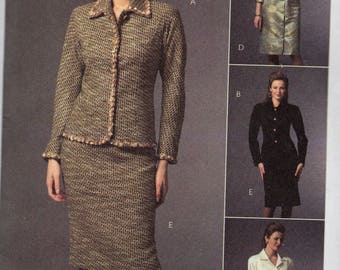 Price Drop McCall's Dress Alternatives Pattern 4918 JACKET DRESS SKIRT Misses Sizes 8 10 12 14
