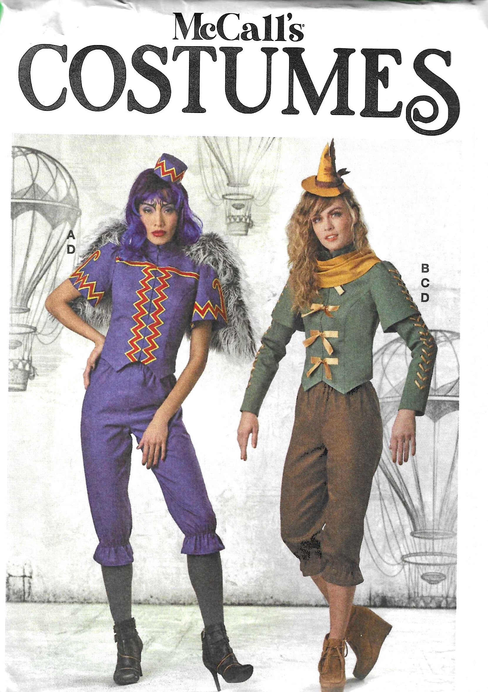 Sé creativo McCall's Costumes Pattern 8186 TOP Etsy