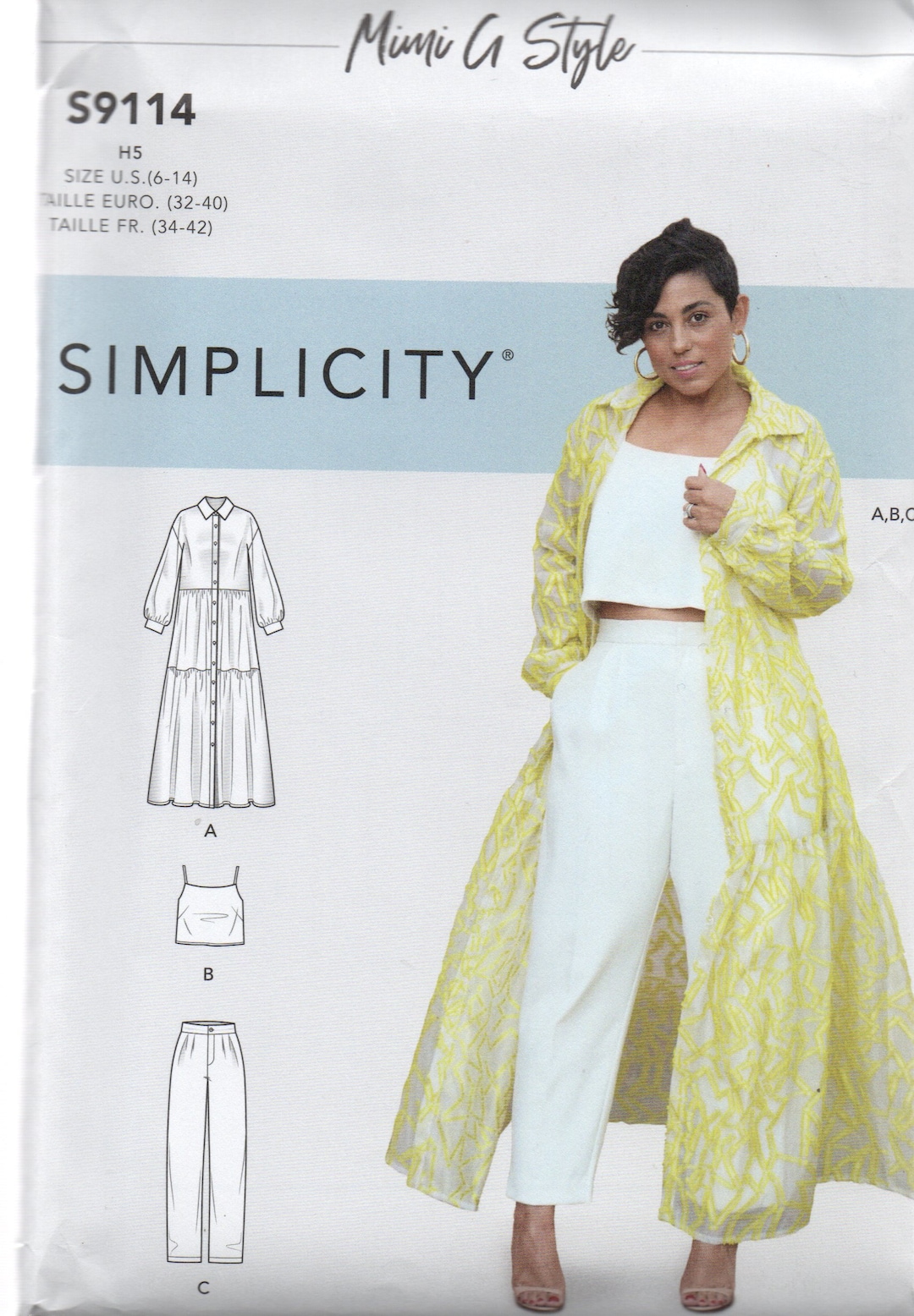Simplicity S8830 Misses/Miss Petite Shirt Dress Sizes 6 8 10 12 14 Mimi G