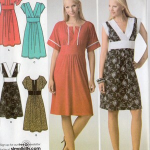 Simplicity  Pattern 3875 SPRING/SUMMER DRESSES  Miss Sizes 4 6 8 10 12