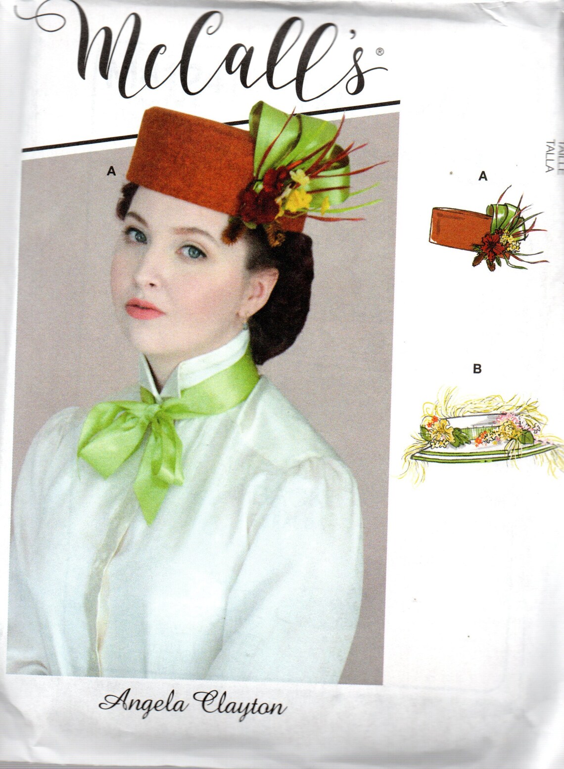 ANGELA CLAYTON Historical Wool HATS McCall's Pattern Etsy