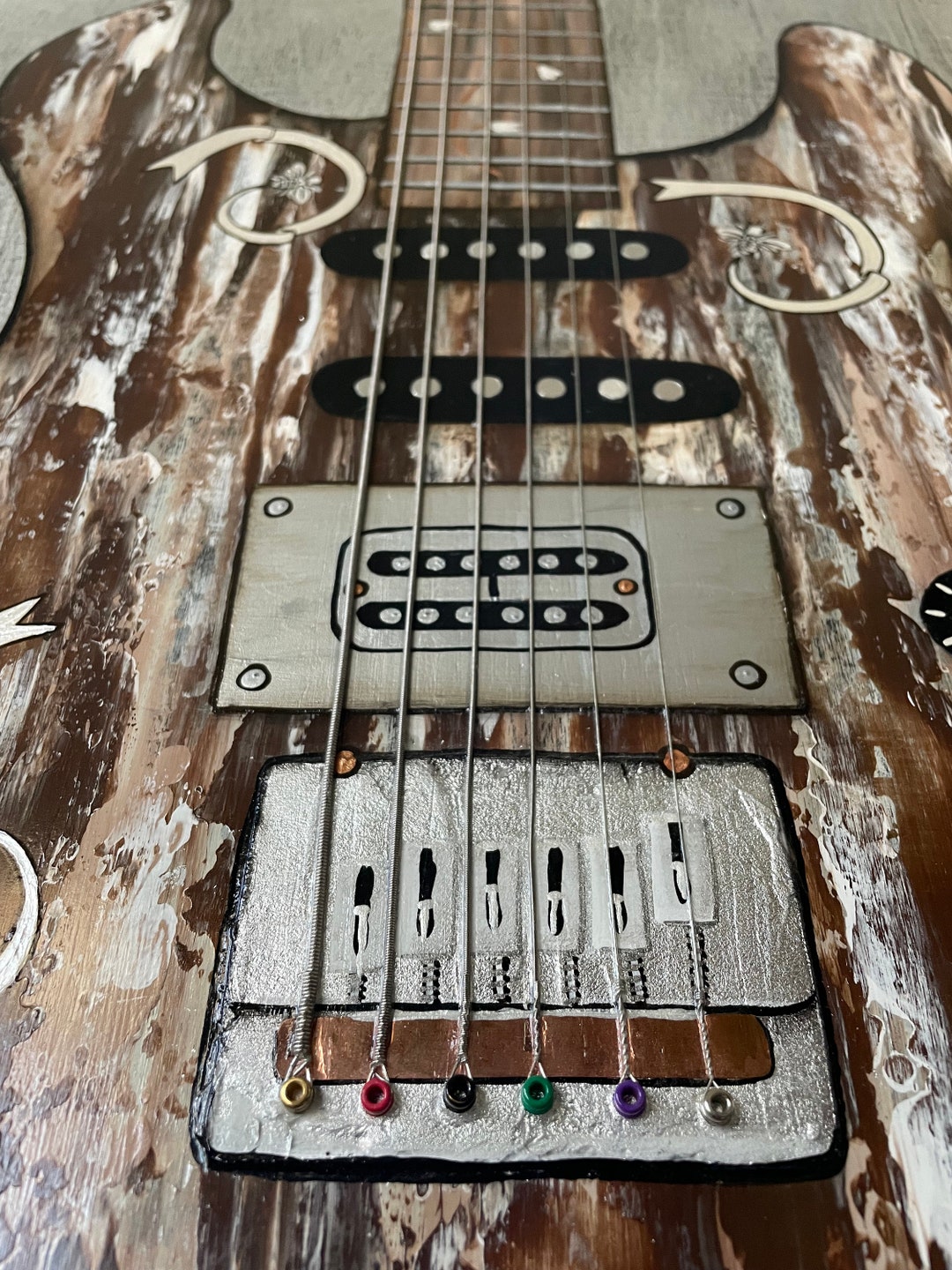 Isaac Brock / Modest Mouse Guitar Art Acrylic Painting - 20