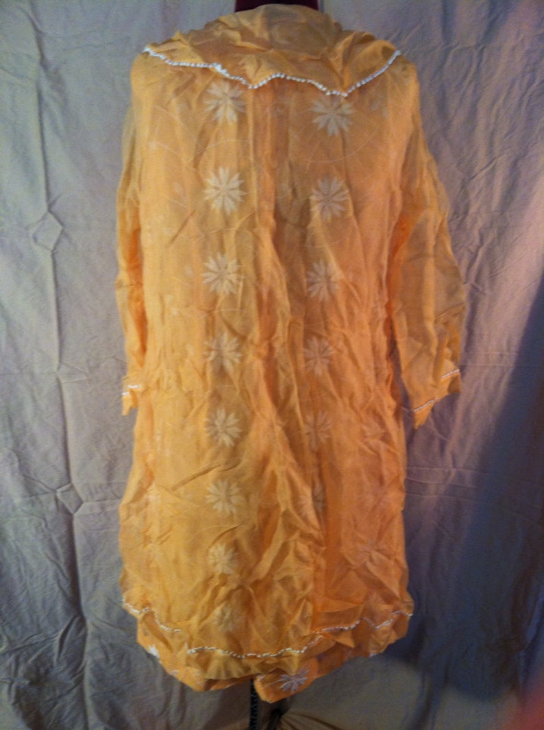 60s Pastel orange Jackie Kennedy dress