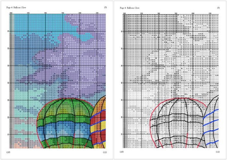 4 Charts PDF Landscape Compilation Cross Stitch Patterns | Etsy