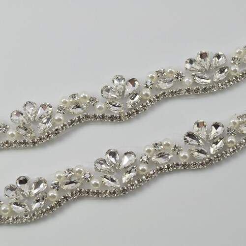 Crystal Rhinestone Trim by the Yard Wholesale Bridal Trim Etsy