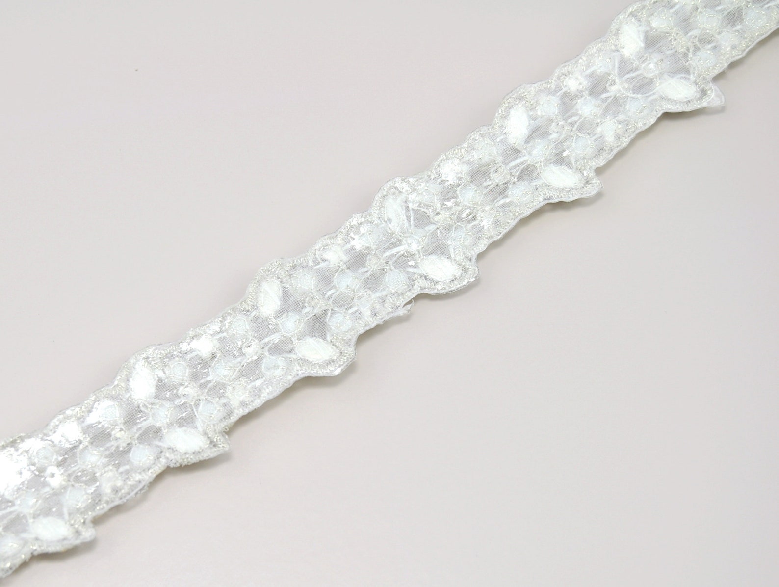 1 Yard Pearl Trim Beaded Rhinestone Trim Bridal Crystal Trim Etsy