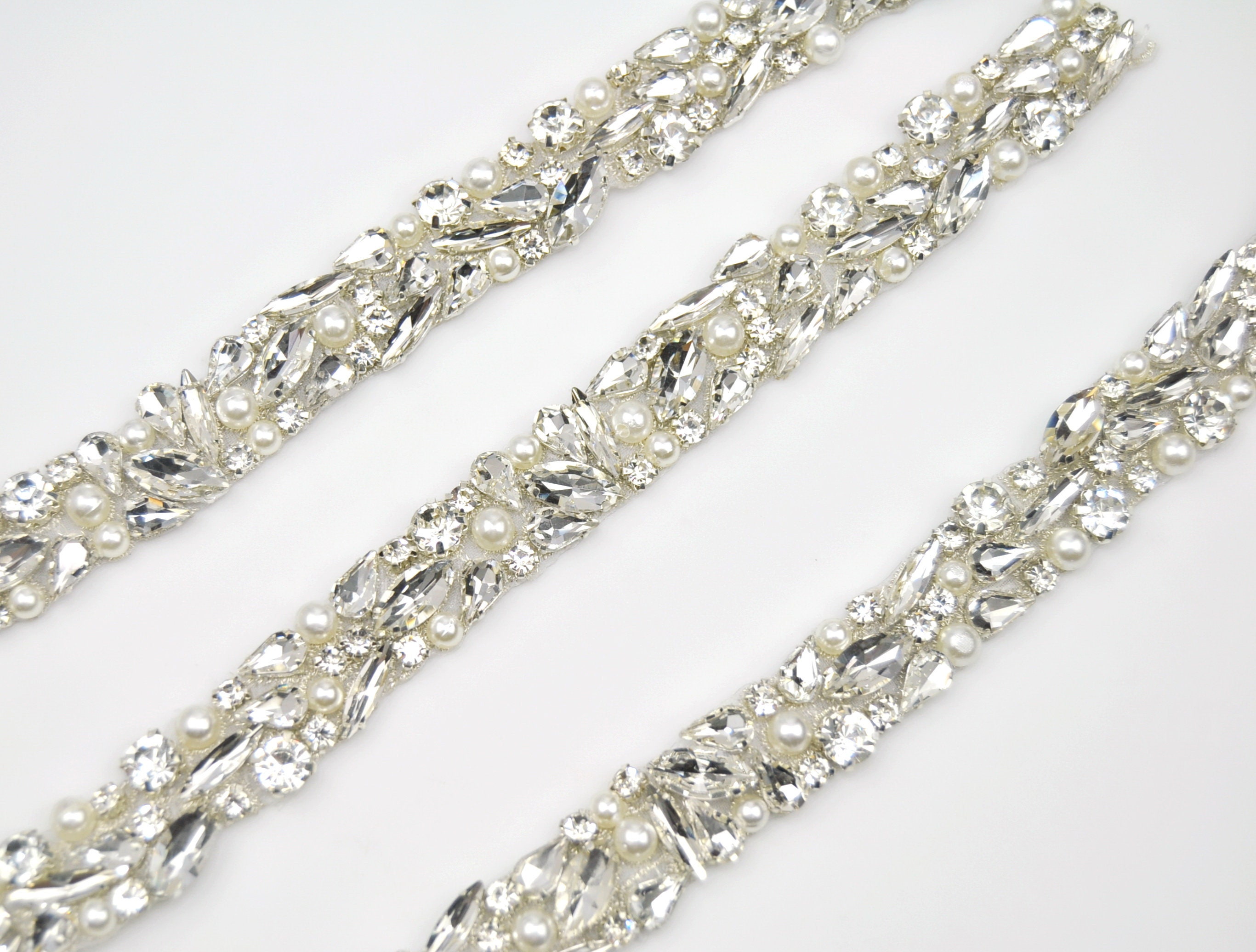 Swarovski Crystal Rhinestone Beaded Trim – Crystal Couture