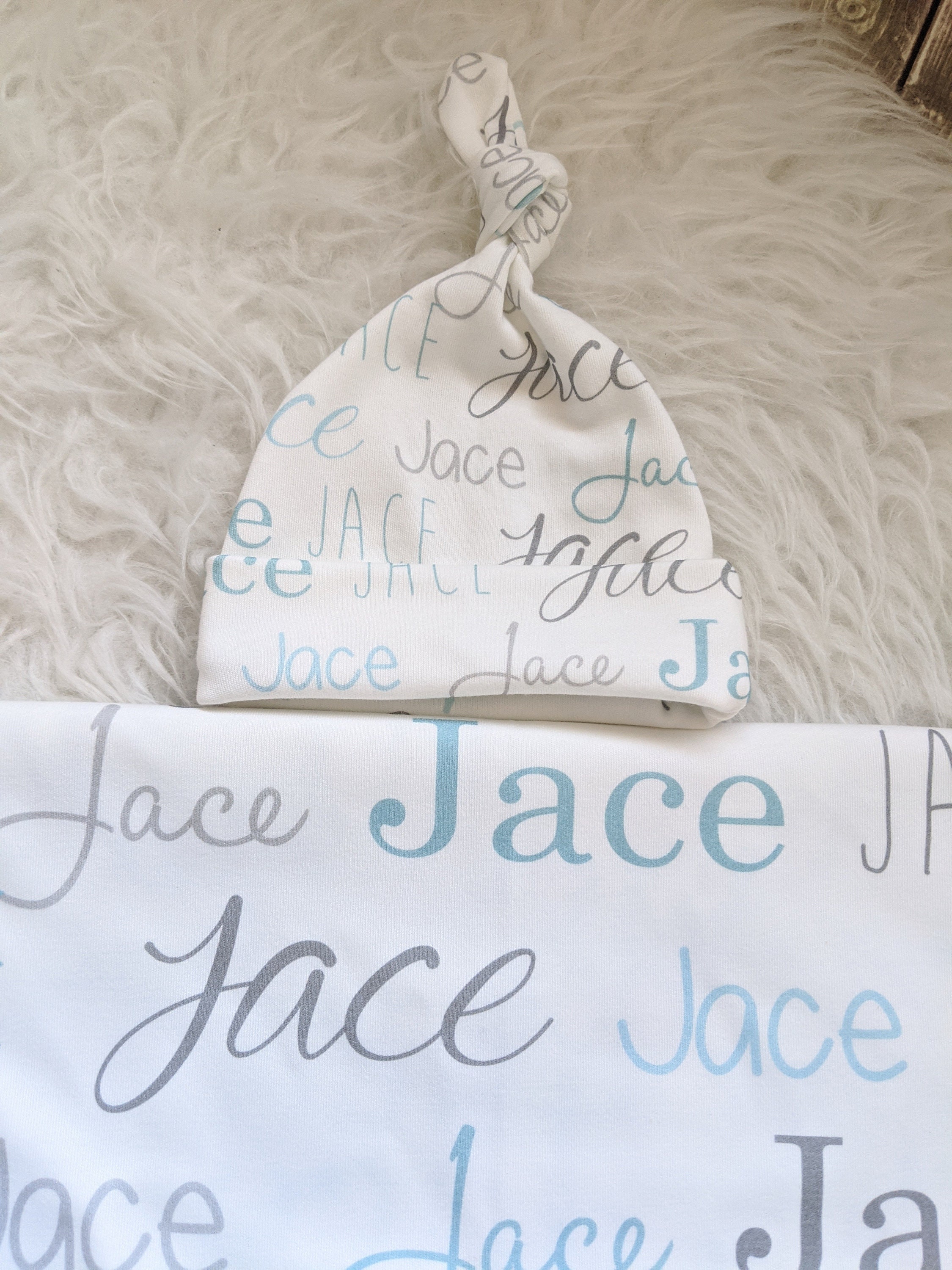 Personalized swaddle blanket // baby personalized name swaddle Etsy