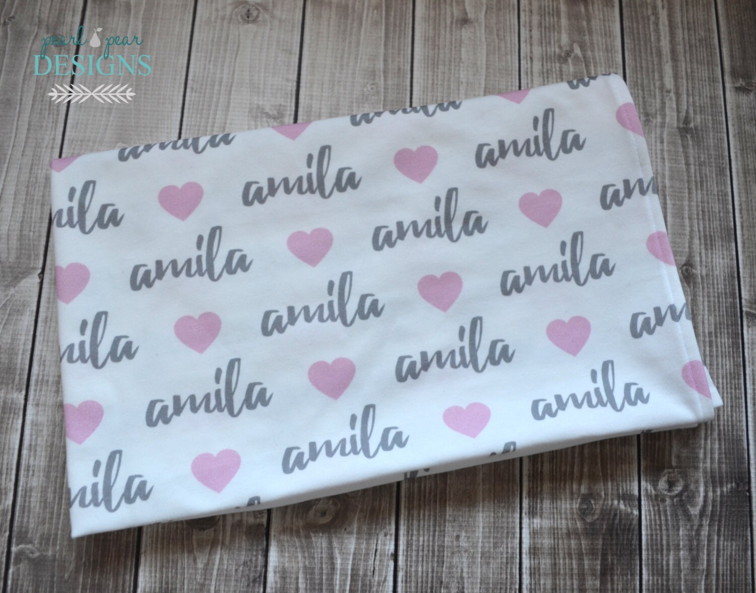 heart swaddle blanket