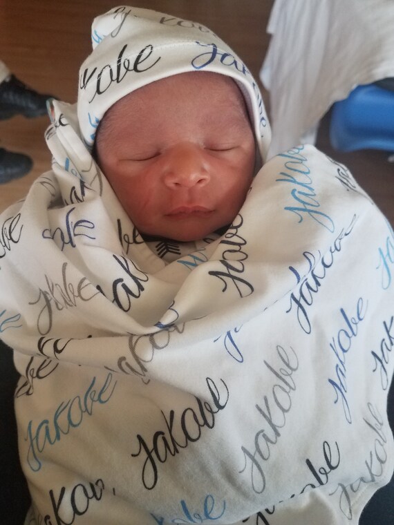 personalized swaddle blanket