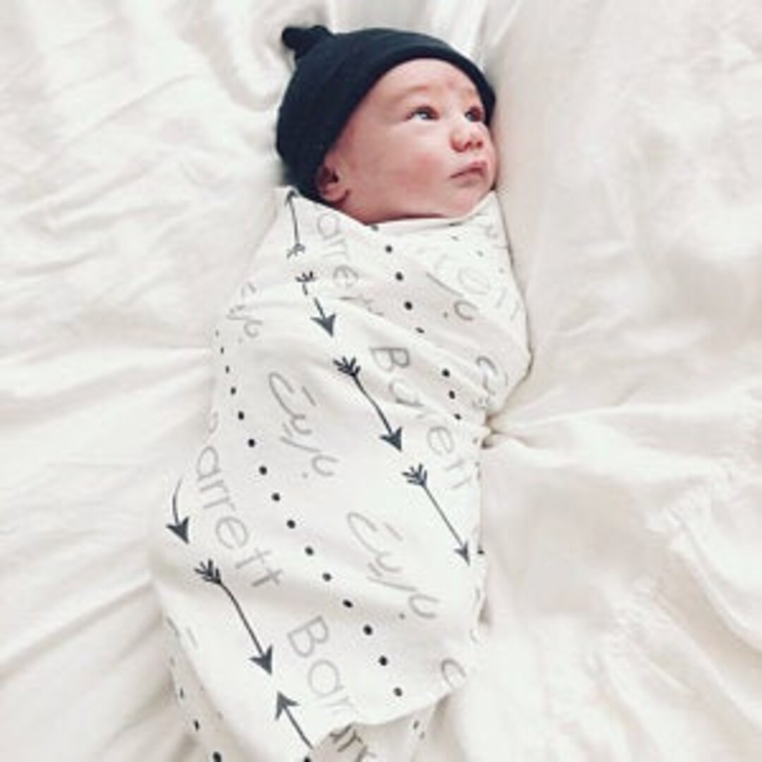 Personalized Arabic Swaddle Blanket // Baby Personalized Name Etsy