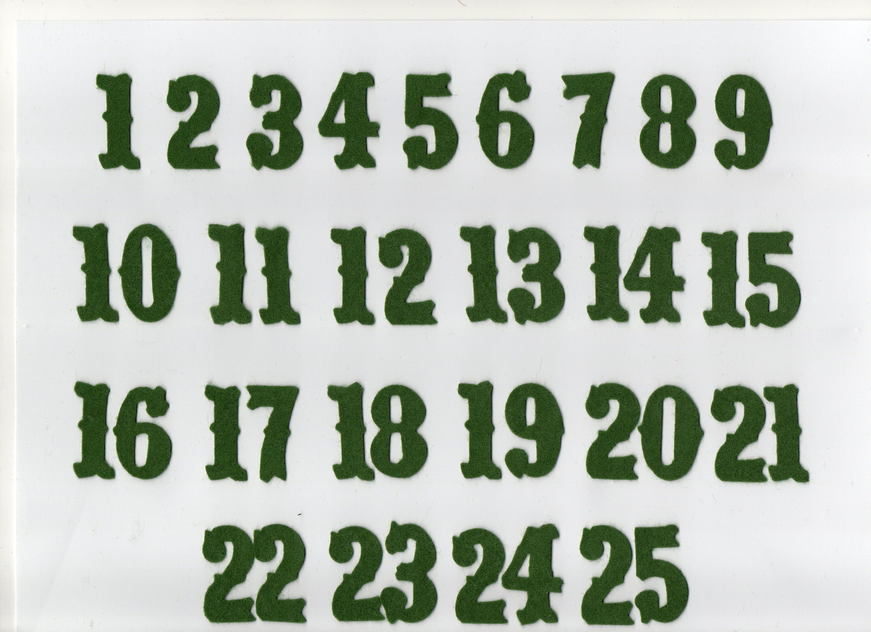 Iron On Fabric Christmas Letters and Numbers.(Up to 7) 4-5 cm Upper and  Lowercase.