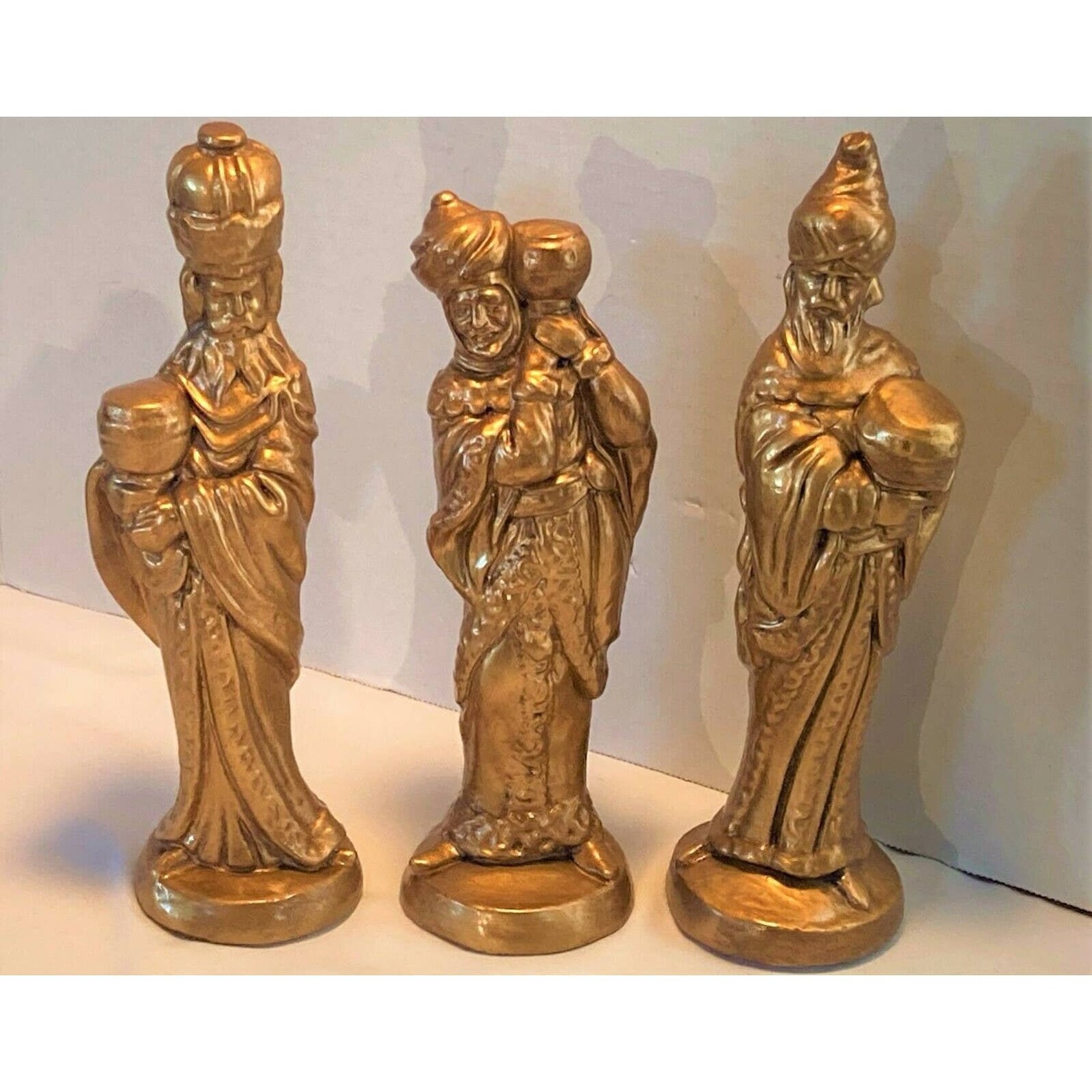 large ceramic nativity set to paint