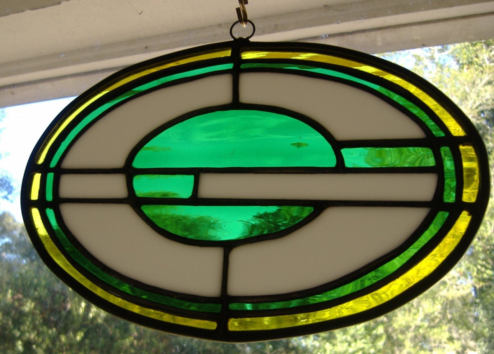 Green Bay Packers Stained Glass Panel Etsy