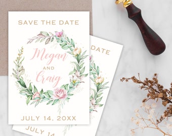 Pastel Floral Save the Date *DIGITAL file available