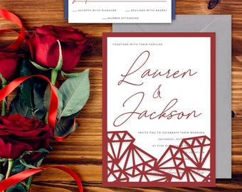 Minimalist Simple Script with Laser Cut Pocket *DIGITAL file available
