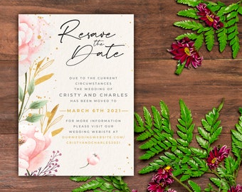 Re-Save the Date Card *DIGITAL file available