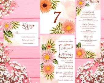 Spring Florals Wedding Suite/Collection *Archivo DIGITAL disponible