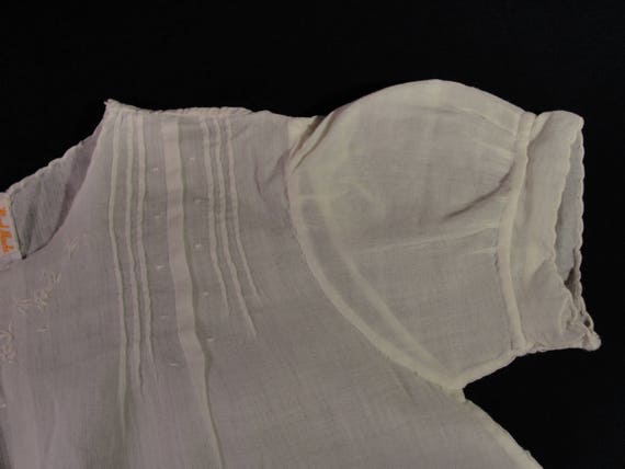 Antique Baby Cotton Gown Dress - image 2