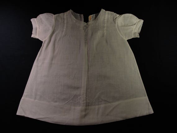 Antique Baby Cotton Gown Dress - image 1