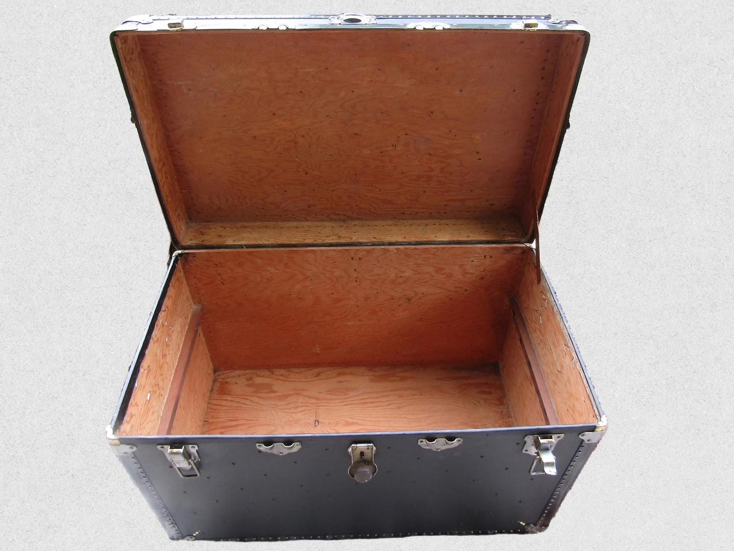 ANTIQUE STEAMER TRUNK C 1930's - Etsy