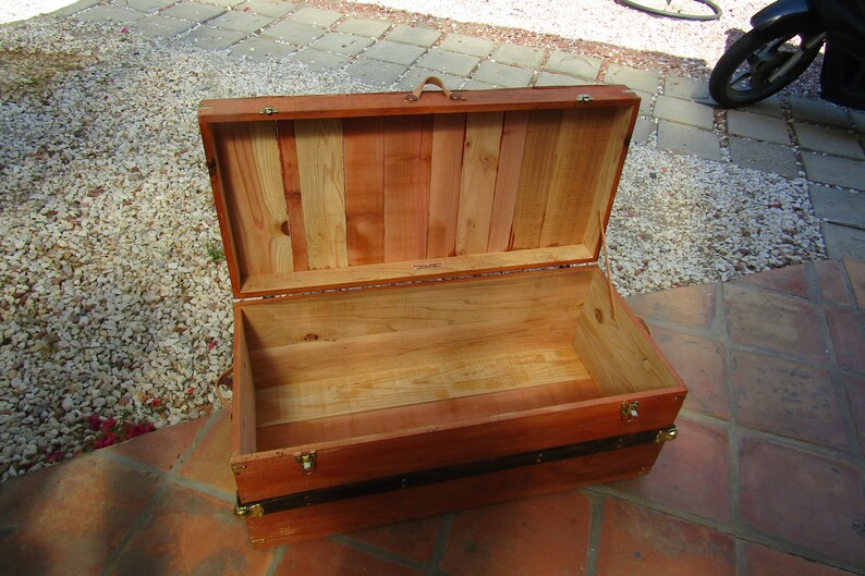 Rustic Hand Made Wooden Hope Chest Etsy