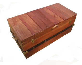 Rustic Hand Made Wooden Hope Chest