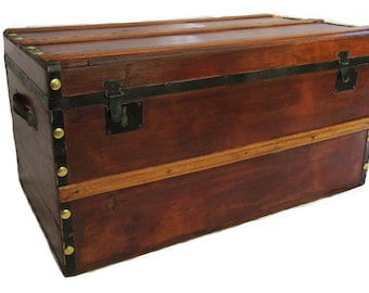 Civil War Era Wooden Trunk