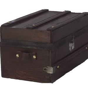 Antique Pine Doll Trunk