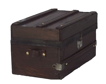 Antique Pine Doll Trunk