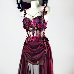 Custom fairy armor dress greek goddess halloween corset fairycore faeball costume acotar haute gothic renfaire fairytale nymph stage wear