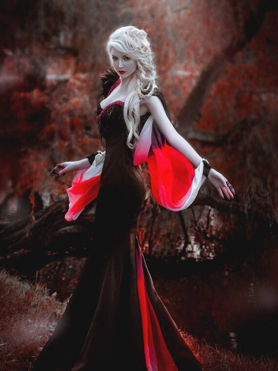 Sale Ready To Ship Witch Gothic Costume Goddess Gothic Etsy