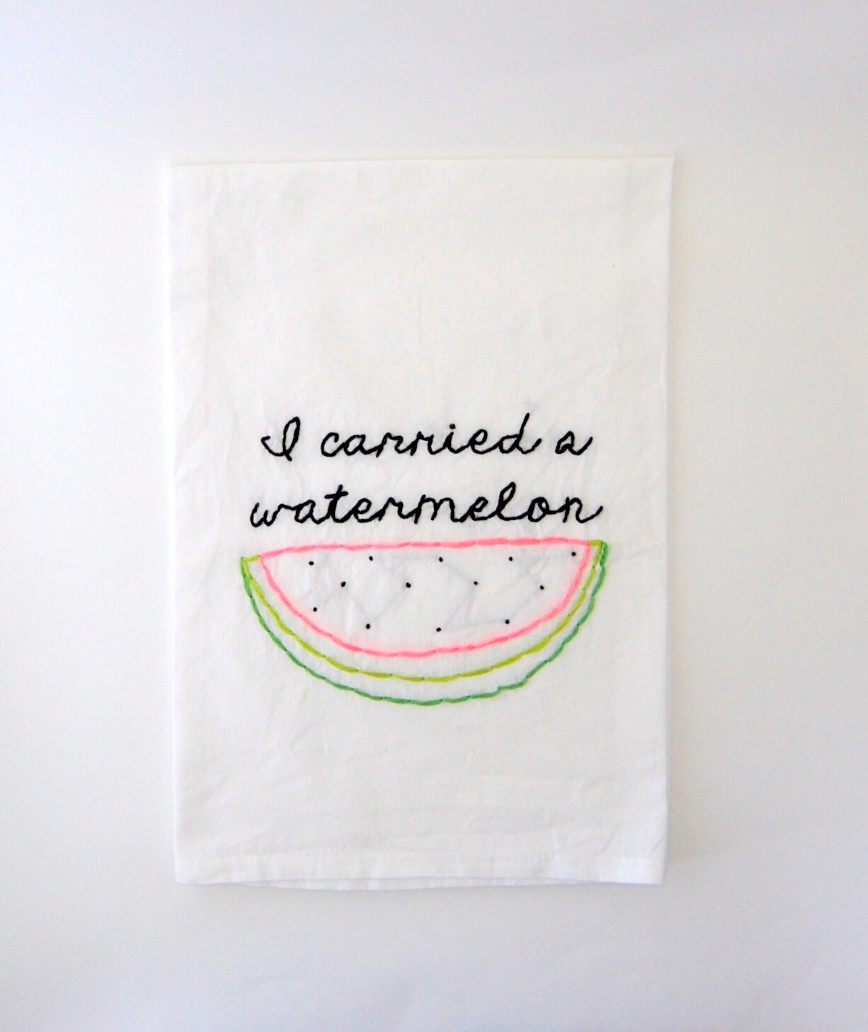 Wonderlijk Dirty Dancing Tea Towel I carried a watermelon No one | Etsy CF-41