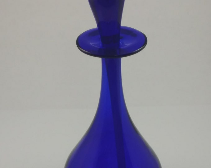 Antique Bristol Cobalt Blue Perfume Bottle