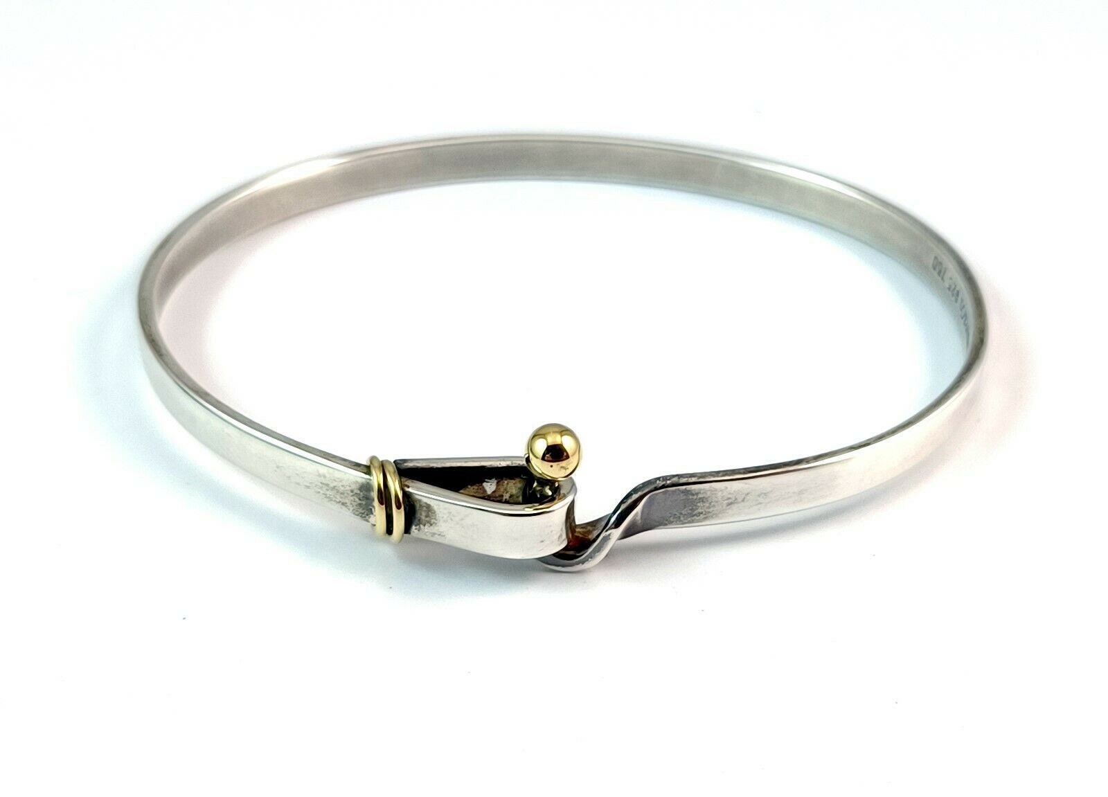 Sterling Silver .750 18k Gold Hook 
