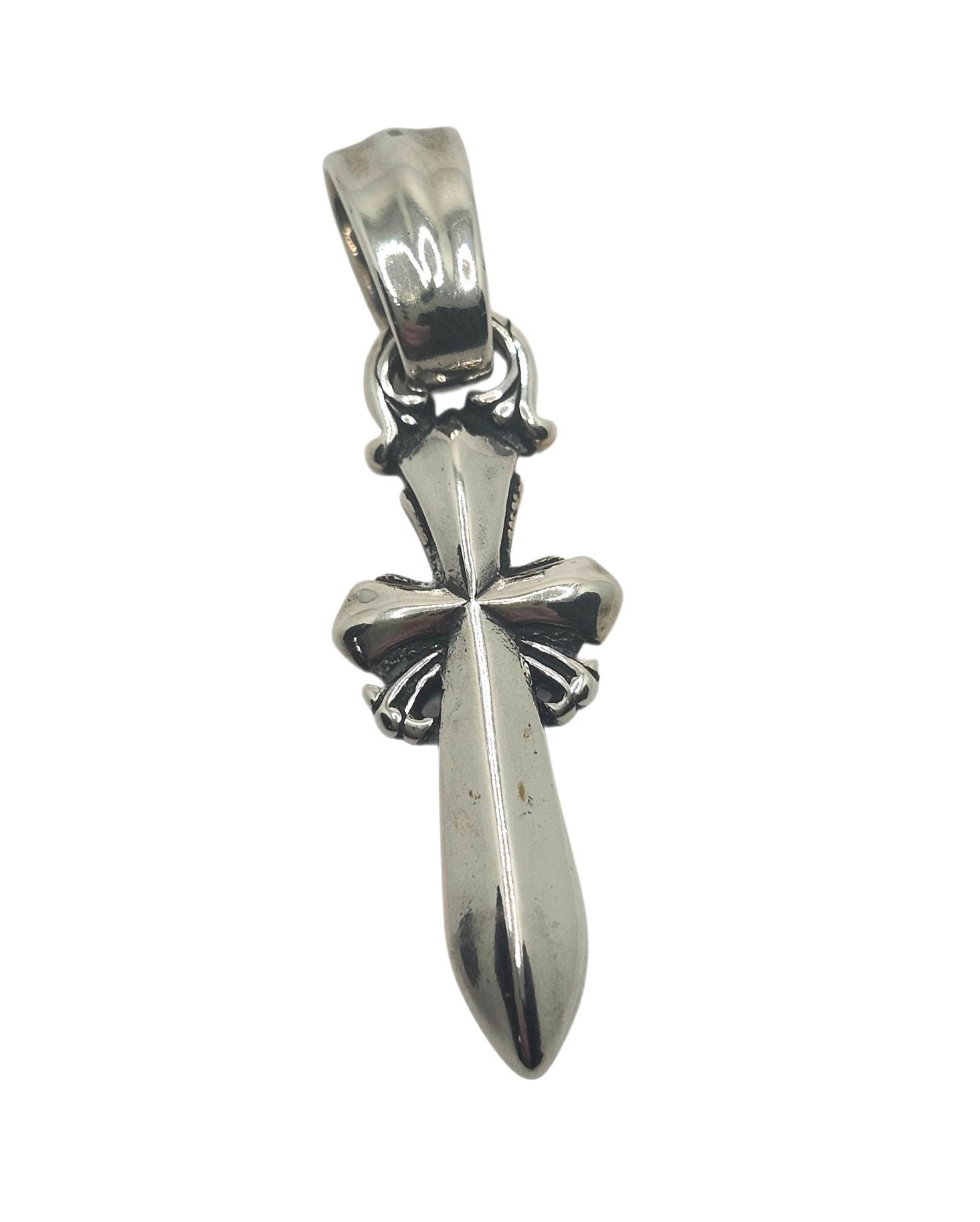 BWL Bill Wall Leather Sterling Saber Cross Pendant - Etsy