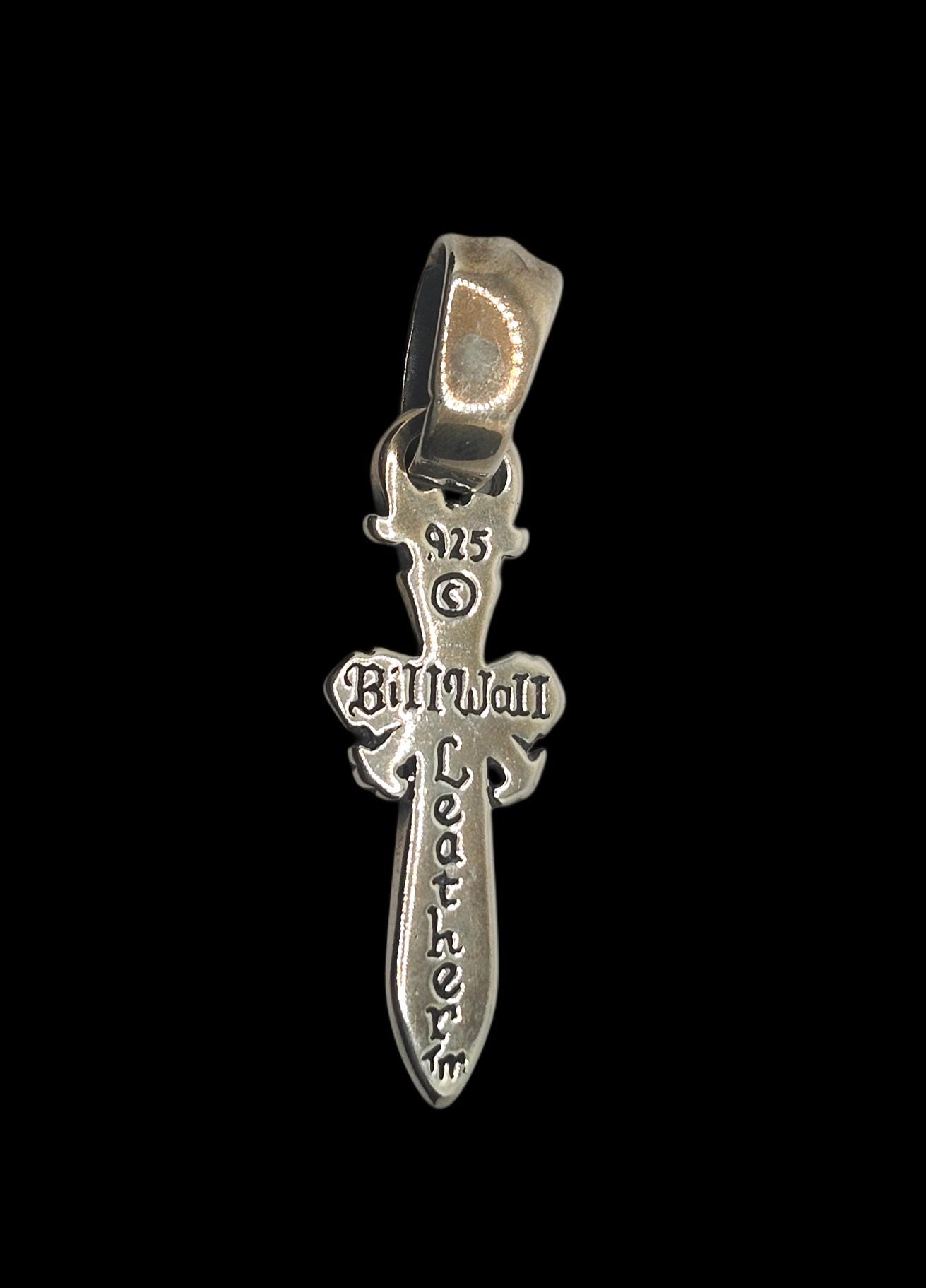 BWL Bill Wall Leather Sterling Saber Cross Pendant - Etsy