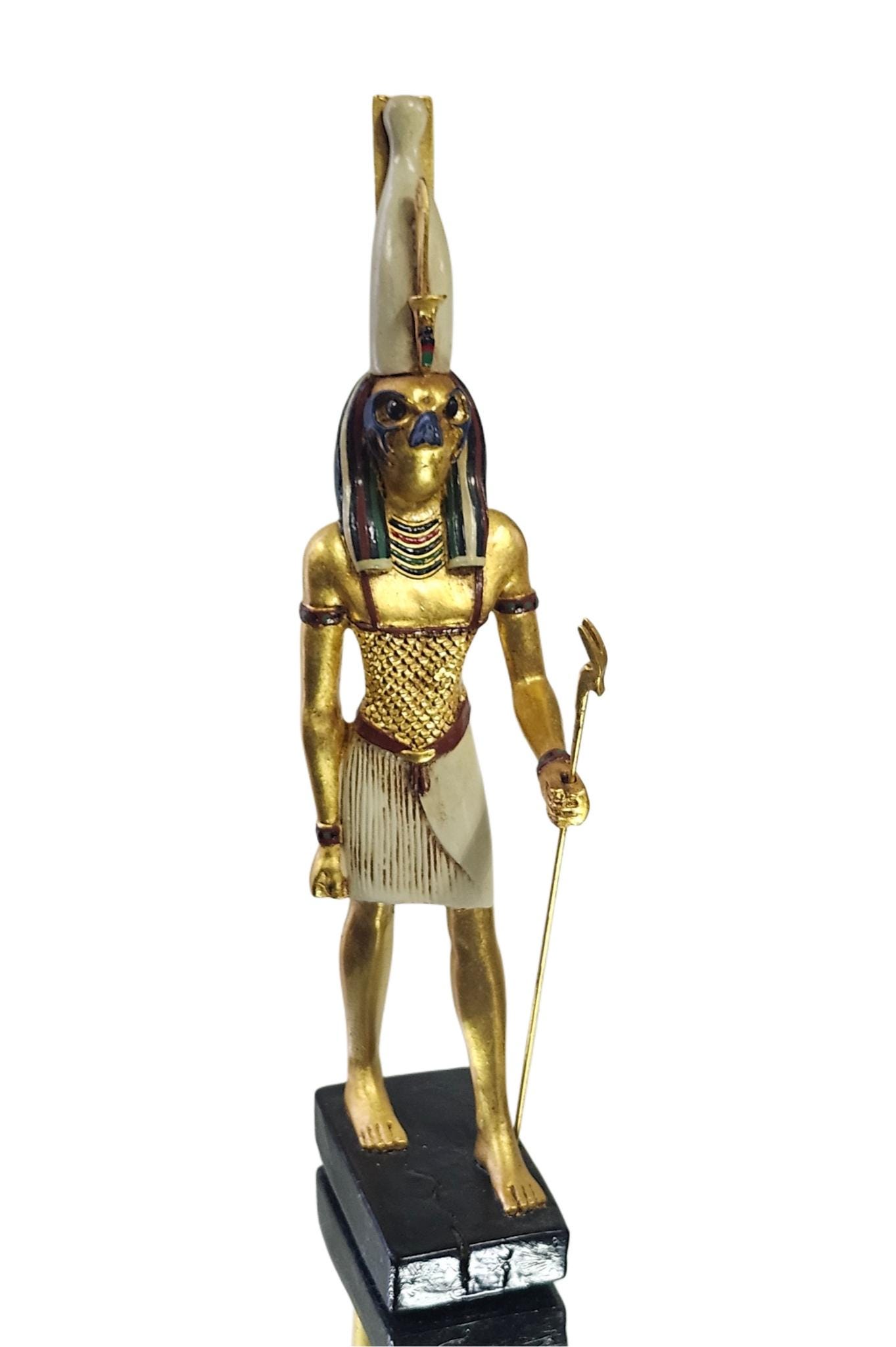 Artisans Guild International AGI Egyptian Horus Falcon Head Statue