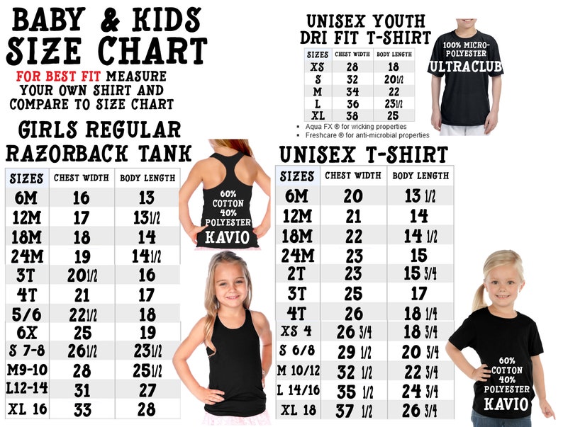 Target Size Chart For Girls