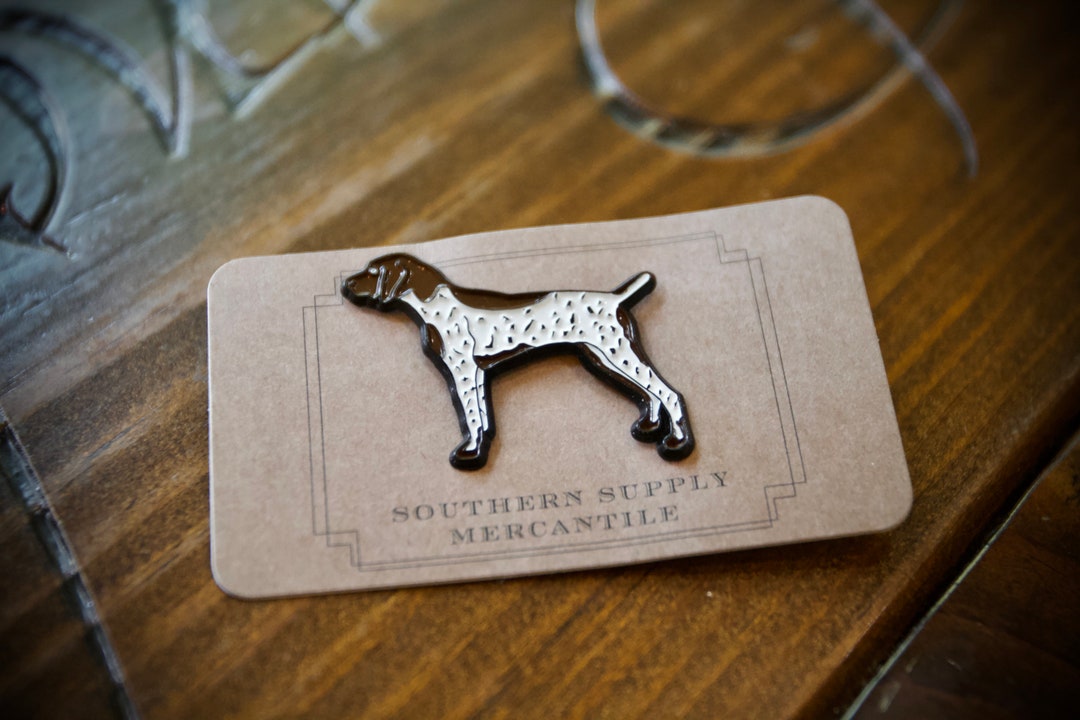 German shorthaired pointer dog soft enamel pin gsp hunting enamel pin