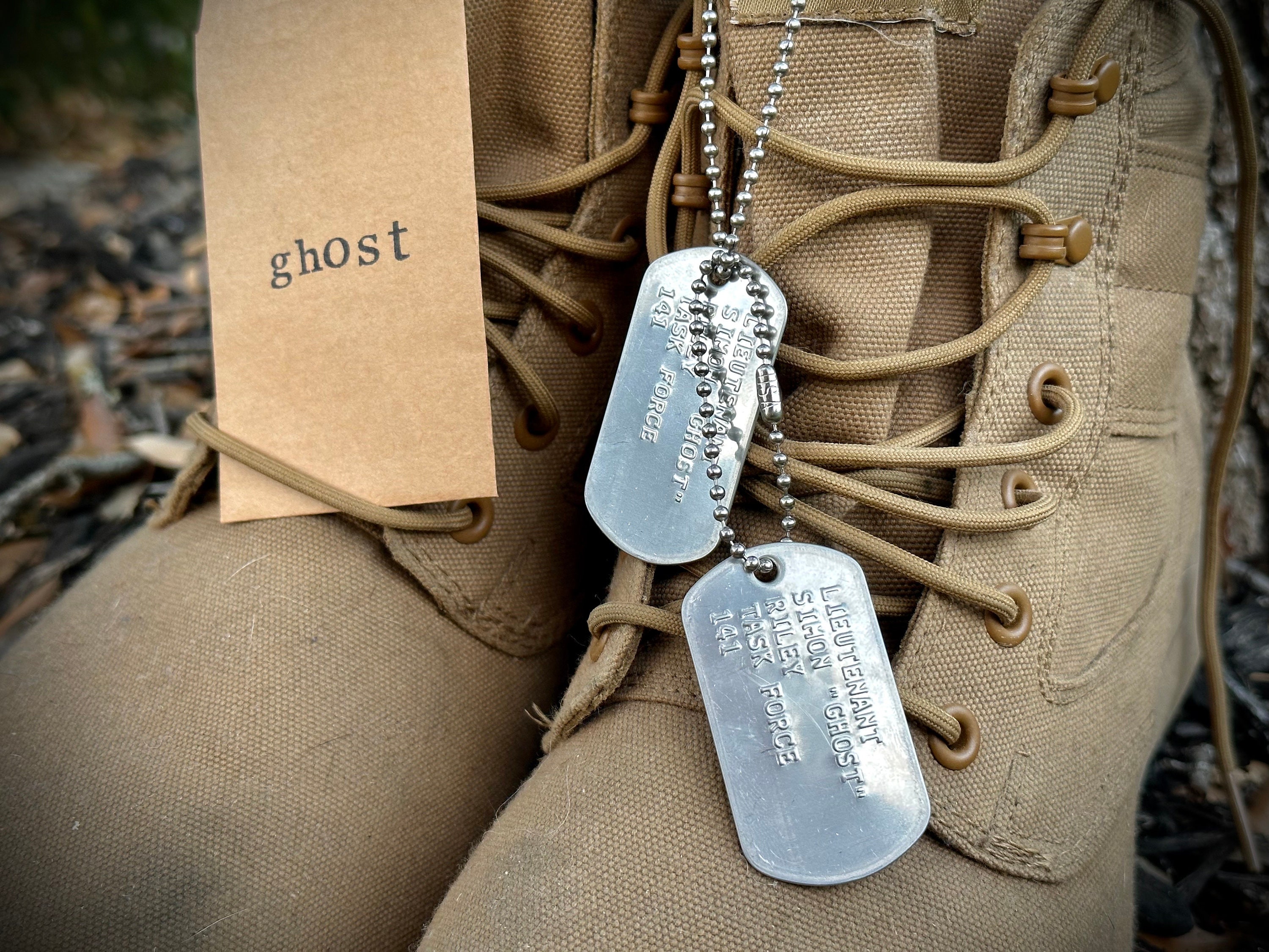 Simon 'Ghost' Riley US military dog tag set