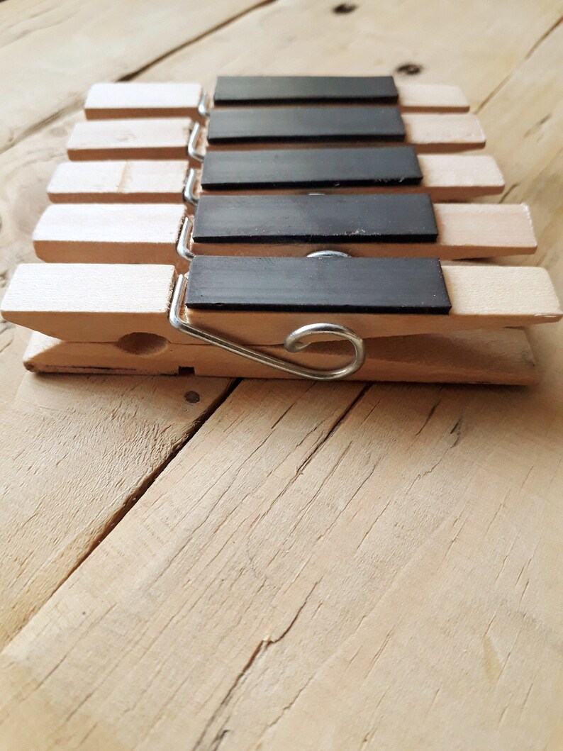 Decoupage Clothespin Memo Fridge Etsy